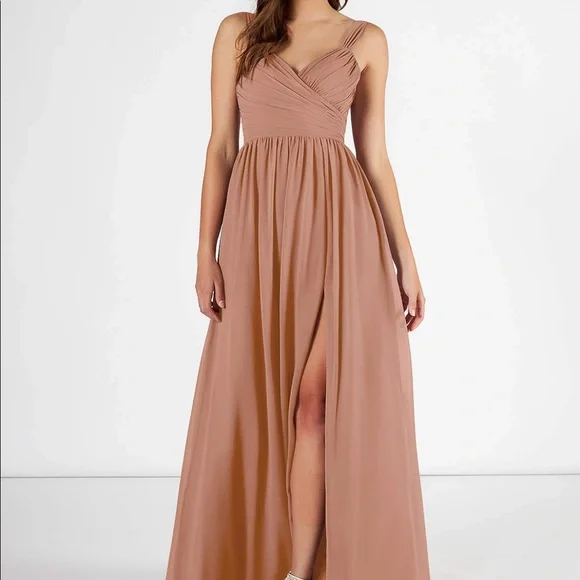 Azazie | Dresses | Champagne Rose Azazie Bridesmaid Dress | Poshmark